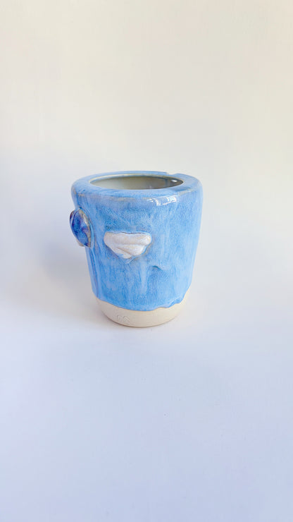 [seconds] magical collection - blue winged heart travel cup