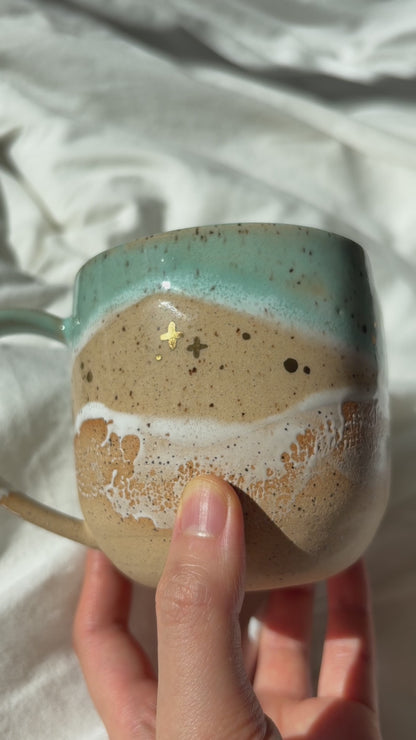 ✨[gold] ocean collection - shoreline mug