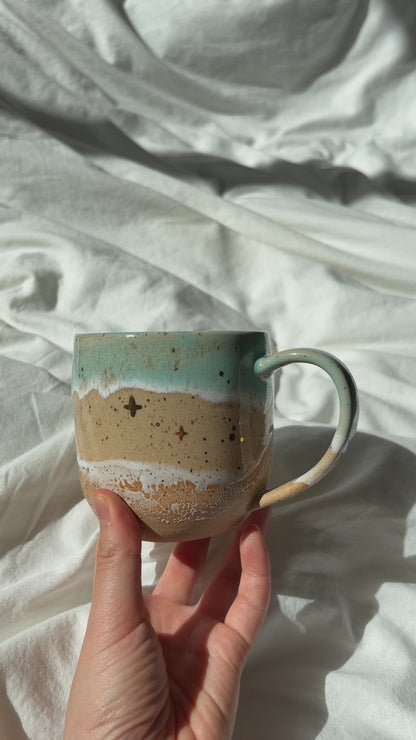 ✨[gold] ocean collection - shoreline mug