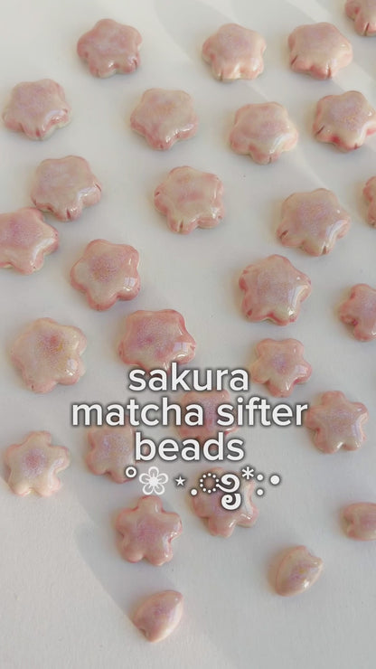 [preorder] sakura collection - matcha sifter charms